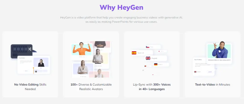 Heygen features